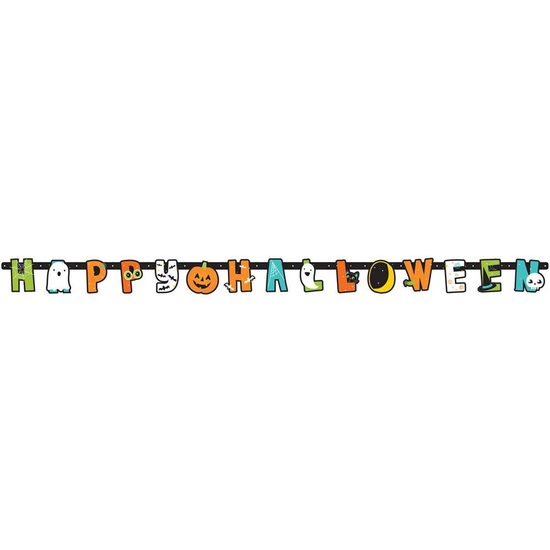 Amscan Letter Banner Hallo-ween Friends 2m