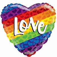 APAC Foil Balloon Rainbow Love 18