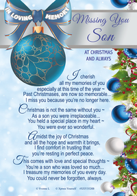 Xpress Yourself Memorial Christmas Son 6pk