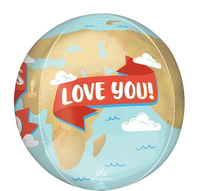 Anagram Foil Balloon Orbz World's Best Dad 16