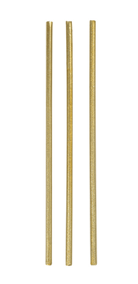 Unique 18 Pack Party Candle Gold 10cm