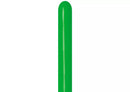 Sempertex latex modelling nozzles in Shamrock Green, 50-pack, with a 360-degree design for versatile balloon twisting.