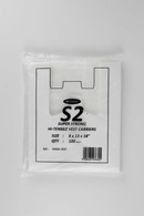 Magnum 100 Pack Carrier Bag White