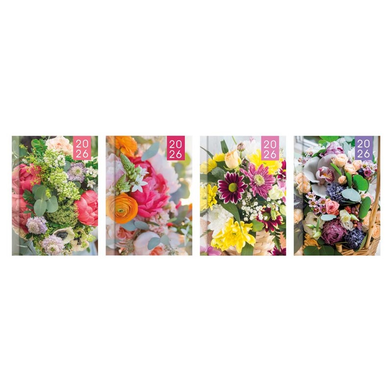 Diary Pocket WTV Floral 2027 24pk
