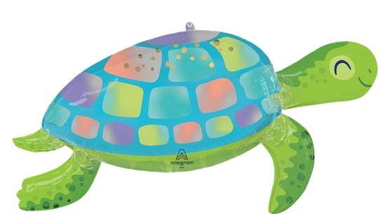 Anagram Under The Sea Turtle 38" Foil Balloon