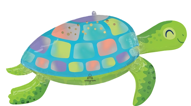 Anagram Under The Sea Turtle 38" Foil Balloon