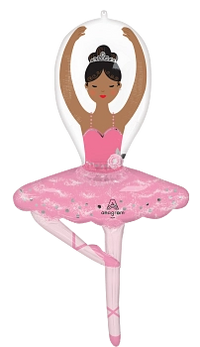 Anagram Foil Balloon Supershape Ballerina Girl 43