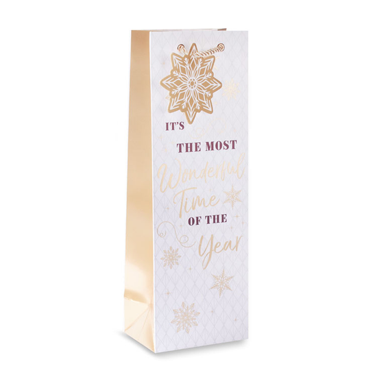Gift Bag Most Wonderful Time Bottle 6pk