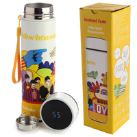 Beatles Yellow Submarine Thermometer Bottle