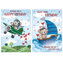 Poppyhill 12 Pack Cards C50 Birthday Open