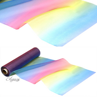 Eleganza Organza Roll Rainbow 20m