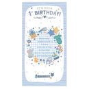 Set of six Prelude birthday cards featuring age 1 designs, perfect for celebrating a first birthday with colorful and festive artwork.