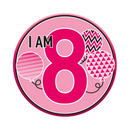 Small Badges Age 8 Female 6pk