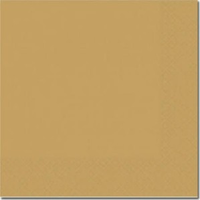 Unique Gold Lunch Napkins 50pk