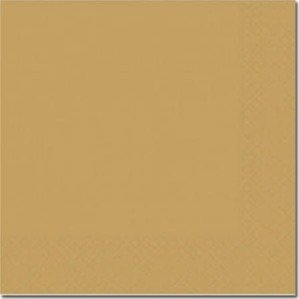 Unique Gold Lunch Napkins 50pk