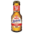 APAC Foil Balloon Happy Birthday Beer Bottle 36"