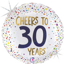 Grabo Cheers To 30 Years 18" Foil Balloon