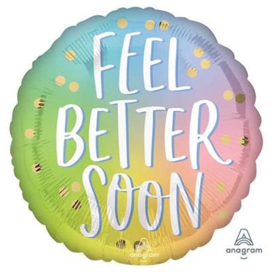 Anagram Feel Better Ombre 18" Foil Balloon
