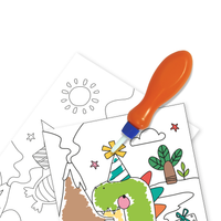 Eurowrap Magic Water Colour Book Dinosaur