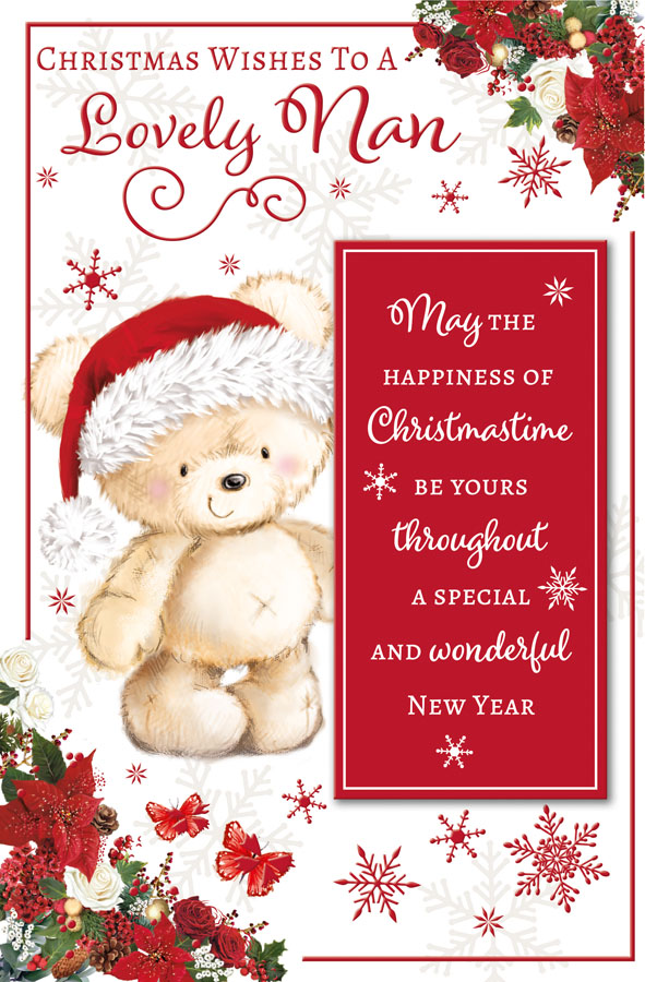 Poppyhill 6 Pack Cards C150 Christmas Nan Cute