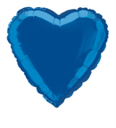 Unique Foil Balloon Royal Blue Heart 18