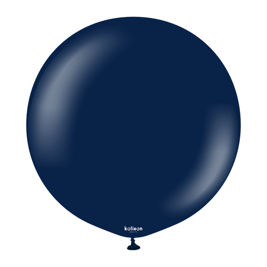 Kalisan Standard Navy Blue 36" Latex Balloons 2pk