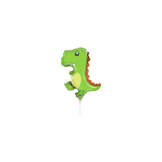 Friendly Dinosaur 14" Mini Shape Foil Balloon