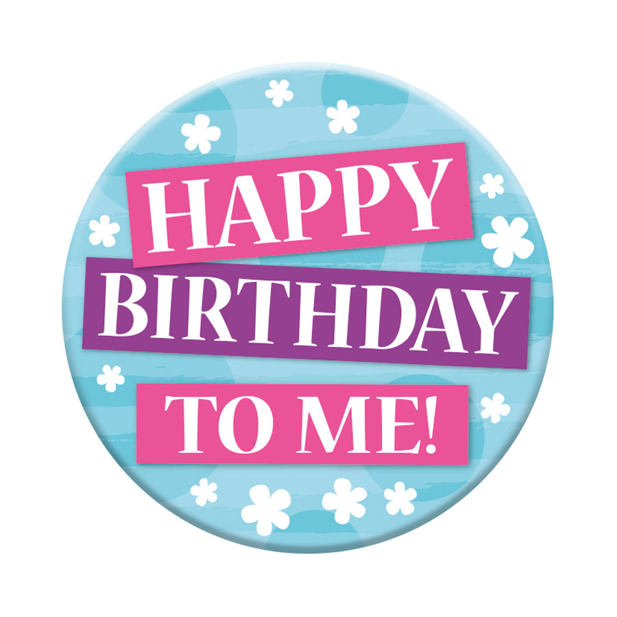Six small Tiger Feet birthday badges with open designs, perfect for celebrating special occasions.