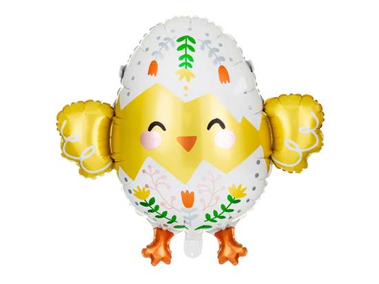 Easter Chick In Egg 22" Foil Balloon