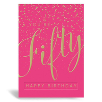 Prelude Pzazzle C50 Birthday Age 50 6pk