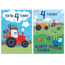 Poppyhill 12 Pack Cards C50 Birthday Age 4