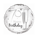Simon Elvin Foil Balloon Happy Birthday Age 70 18