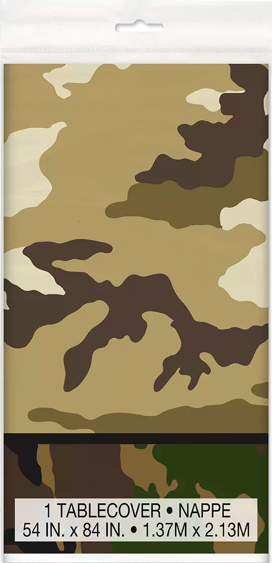 Unique Tablecover Camouflage Army 54x84