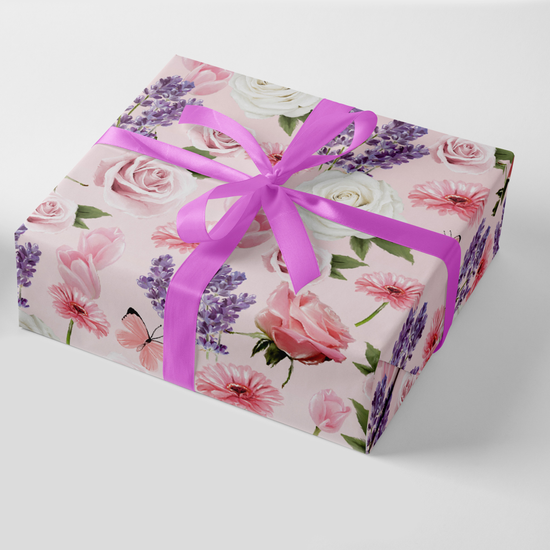 Flatwrap Flowers 24 Sheets + 12 Tags
