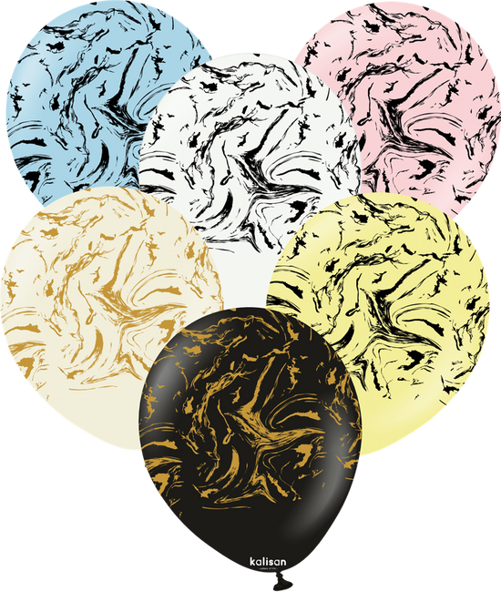Kalisan Space Nebula Asst 12" Latex 25pk