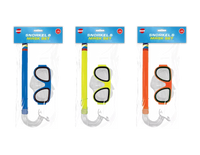 Colorful Gem Imports snorkel and mask set for kids, featuring a matching snorkel and mask for underwater fun.