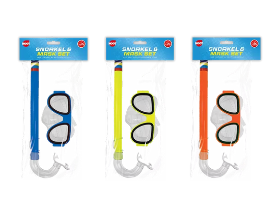 Snorkel & Mask Set (Colour May Vary)