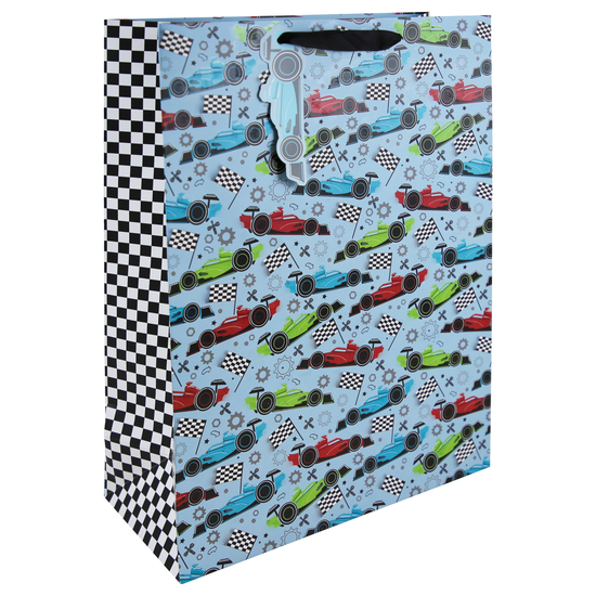 Racecar Extra Large Gift Bag 6pk