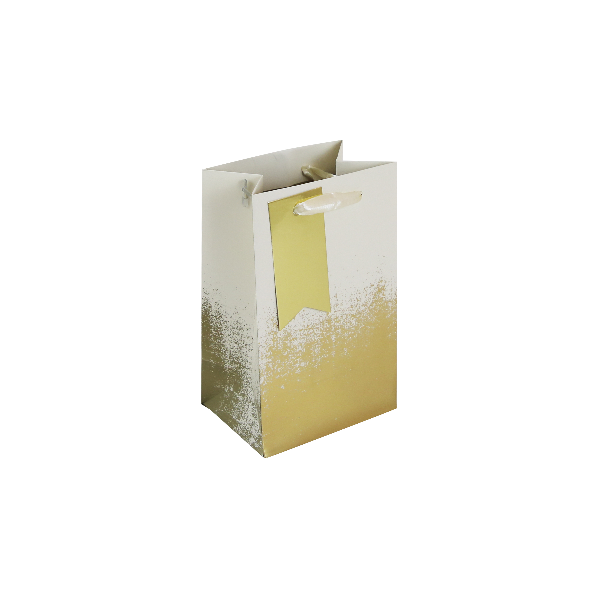 Cream & Gold Distressed Perfume Gift Bag 6pk