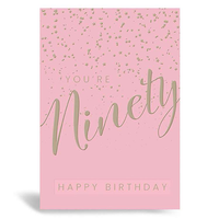 Prelude Pzazzle C50 Birthday Age 90 6pk