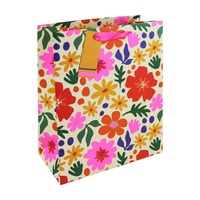 Bright Floral Large Gift Bag 6pk