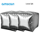 Cubez Silver 15" Foil Balloon 3pk