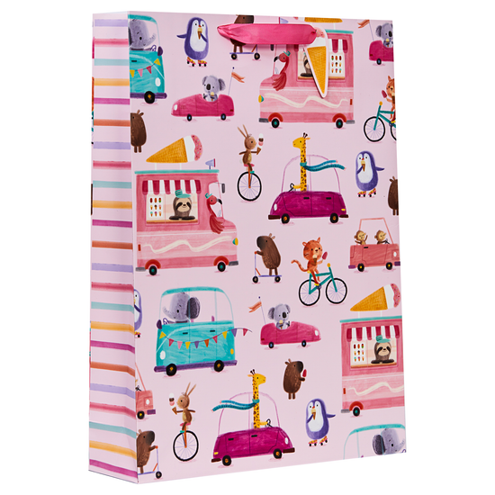 Gift Bags Wheelie Fun Extra Large 6pk