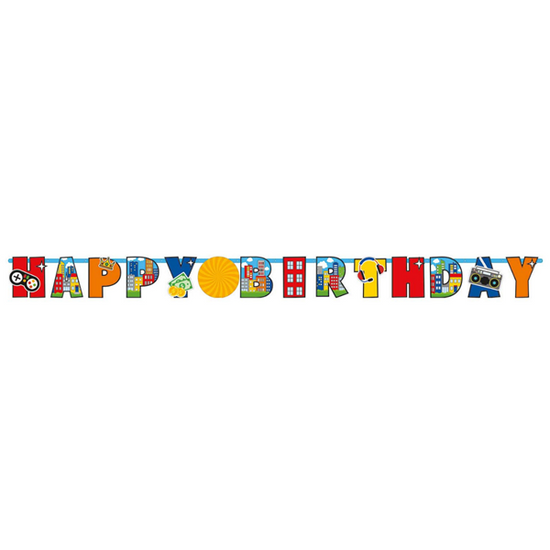 Amscan Party Town Letter Banner 1.8M