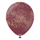 Kalisan Mutant Burgundy/Gold 12" Latex 25pk