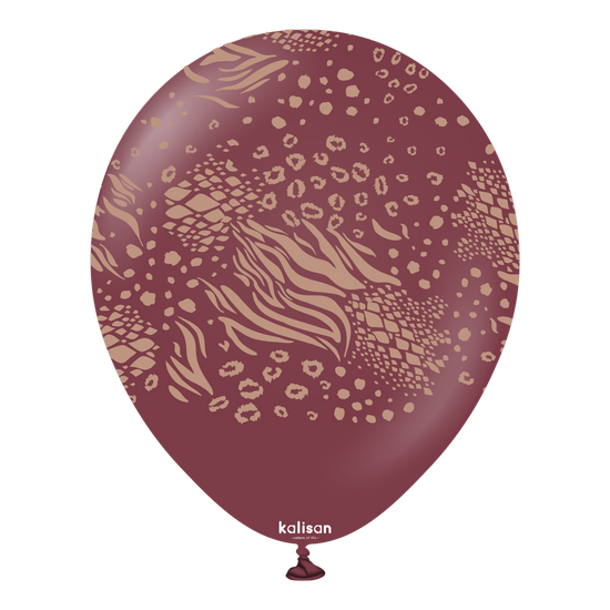 Kalisan Mutant Burgundy/Gold 12" Latex 25pk