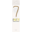 Unique Party Candle Sparkler Number 7 Gold 7