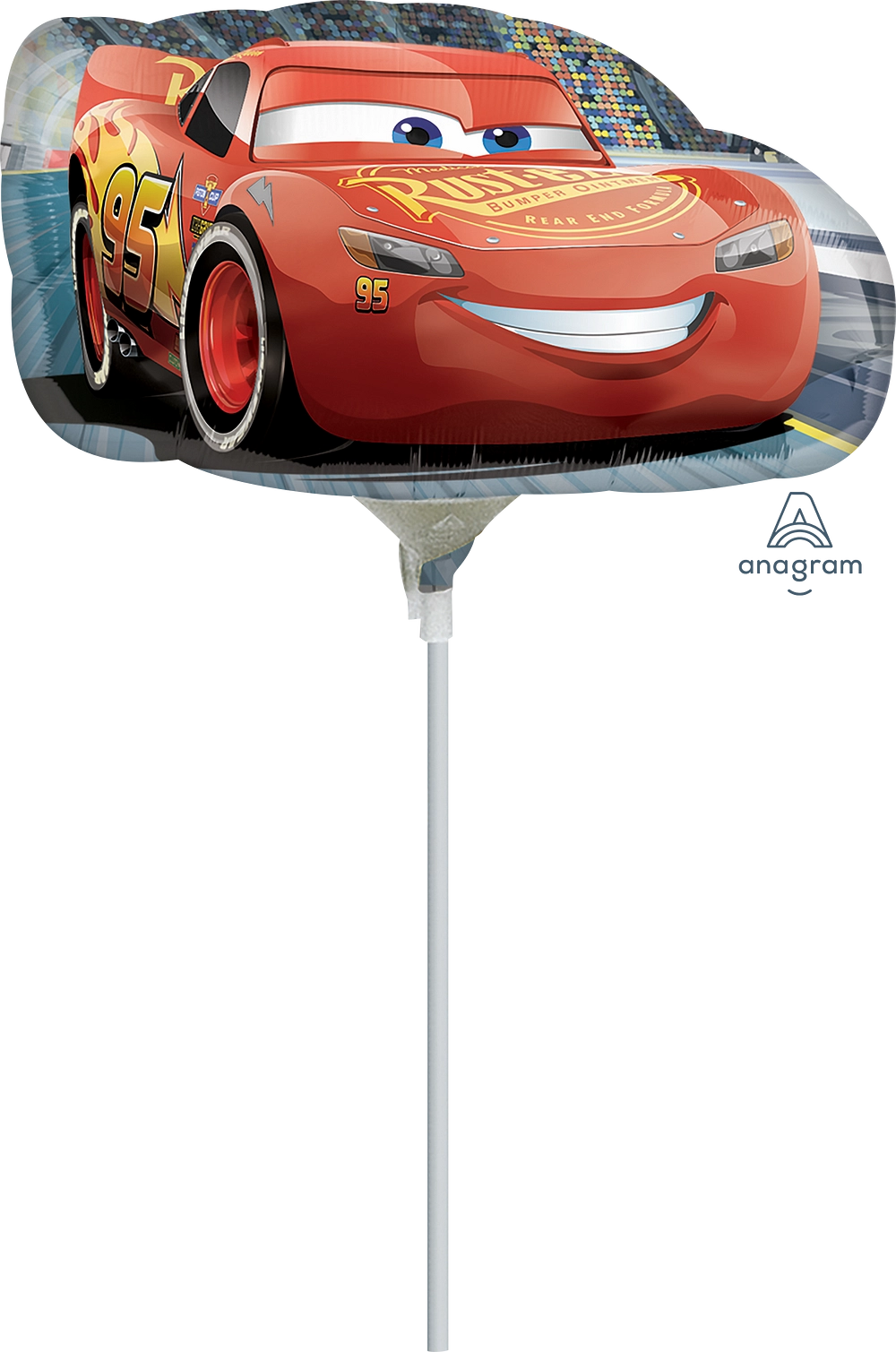 Anagram Lightning McQueen 9" Air Fill Foil Balloon