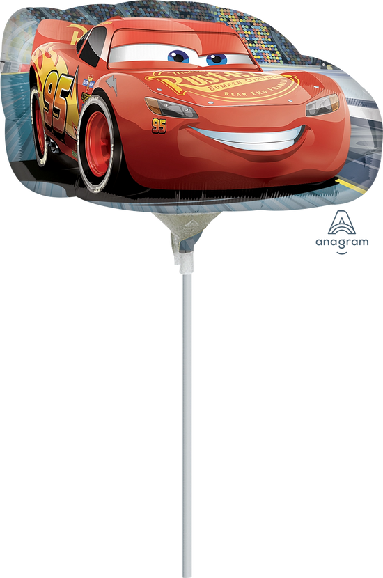 Anagram Lightning McQueen 9" Air Fill Foil Balloon