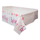 Unique Tablecover Pink Christening 54" x 84